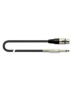 QUIK LOK MX777-3 STRIX 3.0m XLR Female - Mono 6.3mm jack