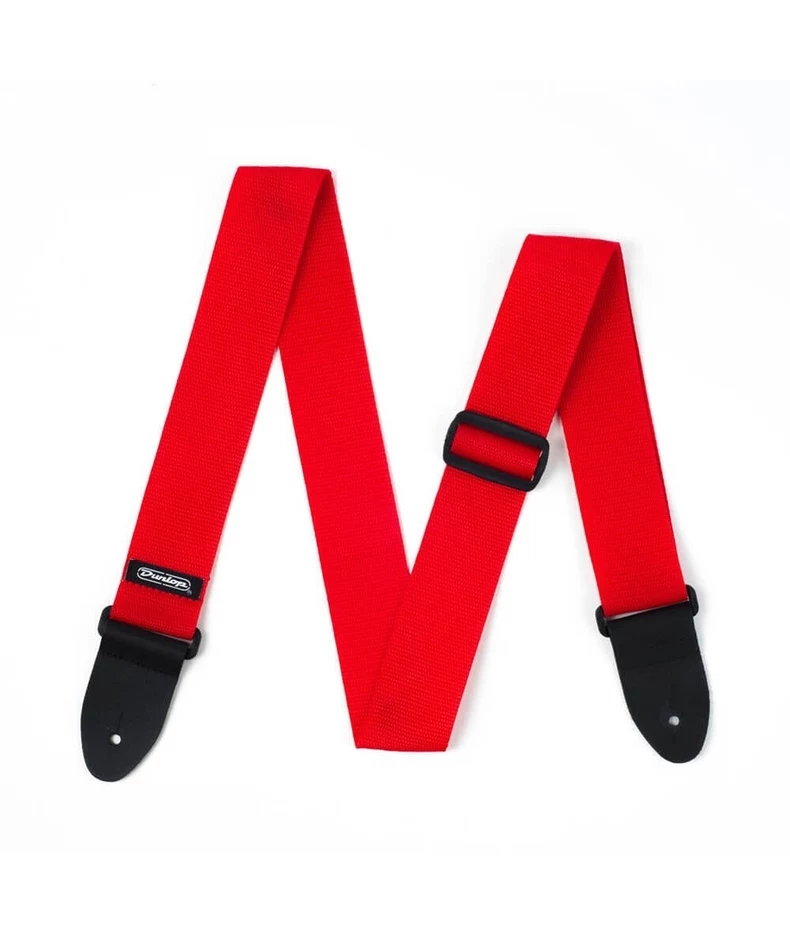 Jim Dunlop D07 01RD POLY STRAP Red