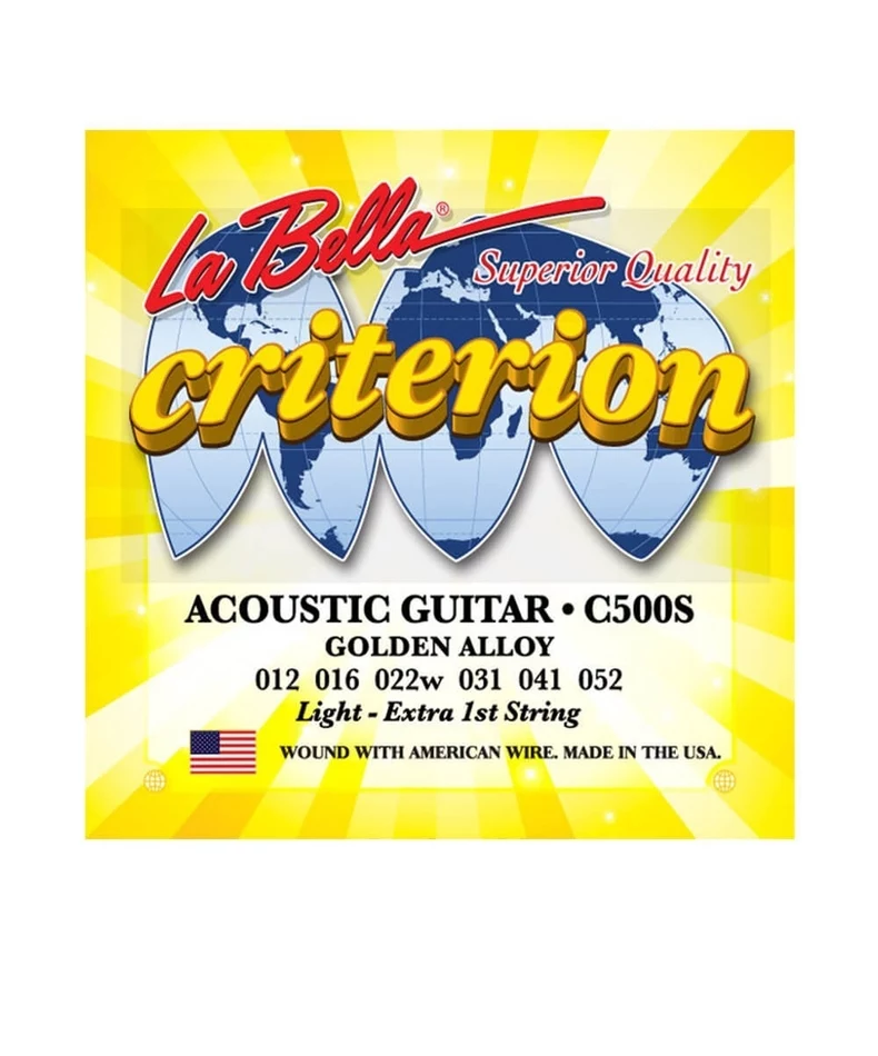 La Bella C500S Criterion Golden Alloy Light 12-52