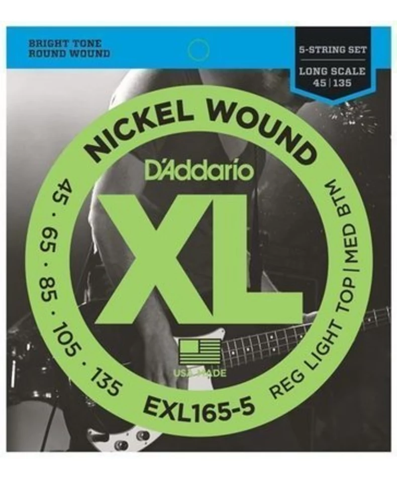 D`Addario EXL165 5 5Str BASS XL 45 135