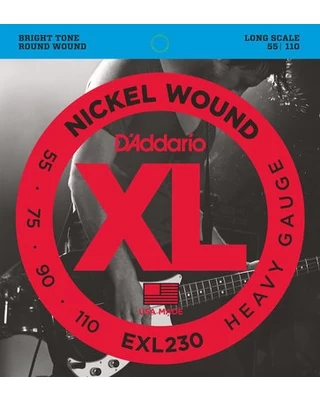 Струни D`Addario EXL230 4Str BASS XL 55 110