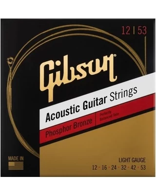 Струни Gibson SAG-PB12 Ph Bronze Acoustic 012-053