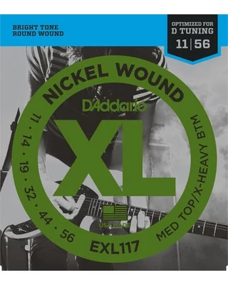 Струни D`Addario EXL117 XL Medium Heavy
