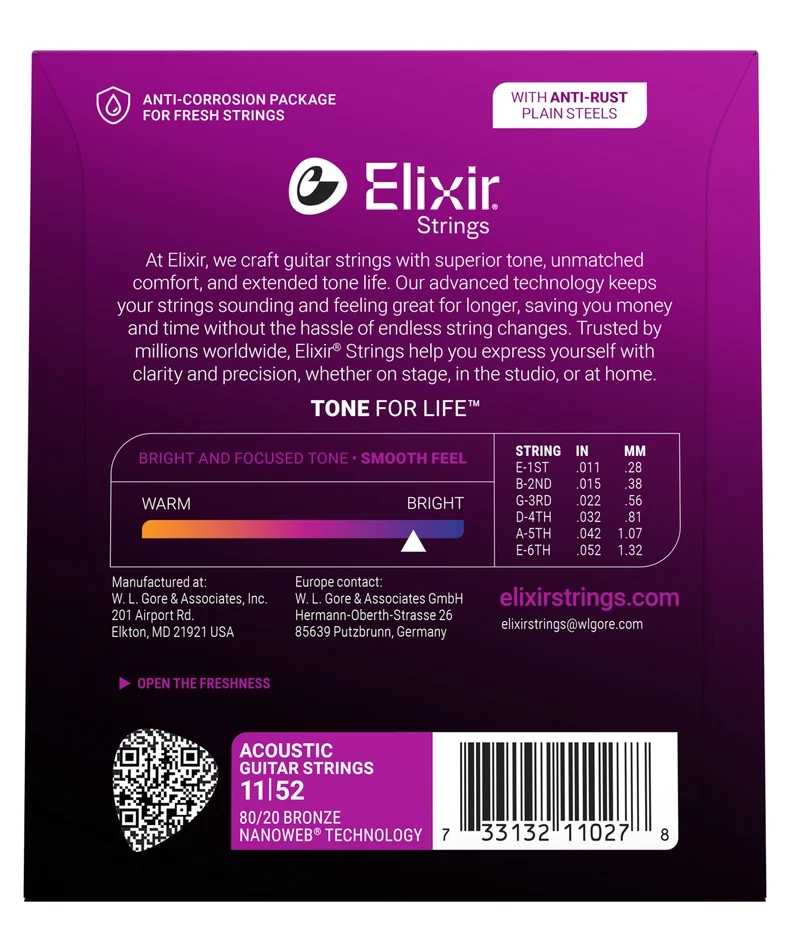 Elixir 11027 Acou NW Cust Lt 011