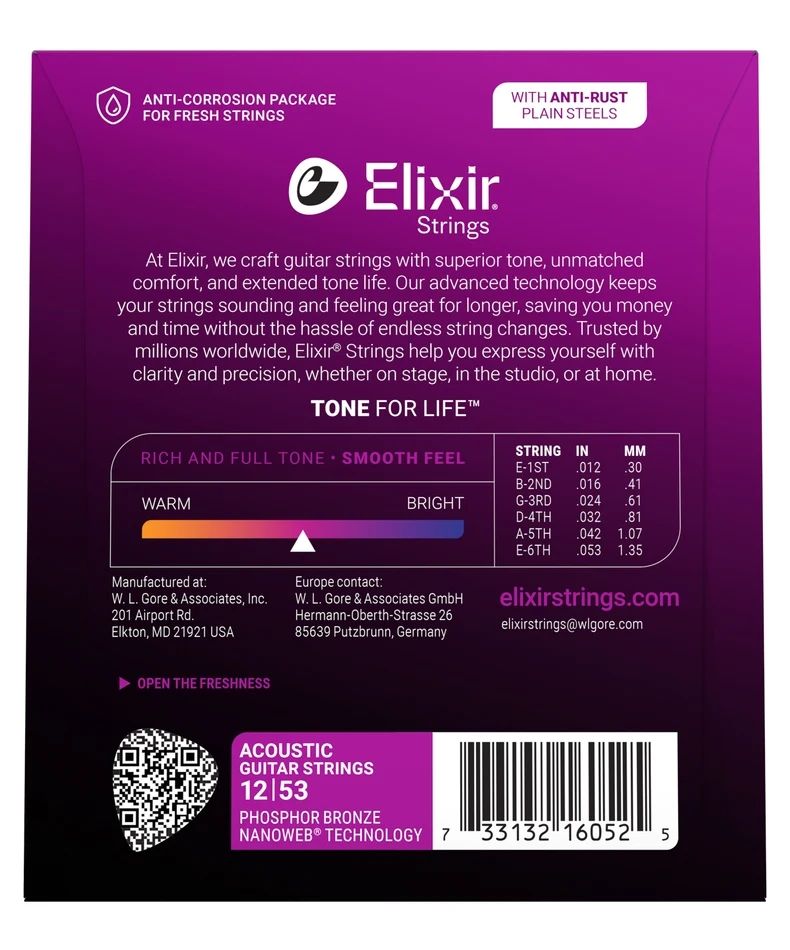 Elixir 16052 Acou Ph Br NW Lt 012
